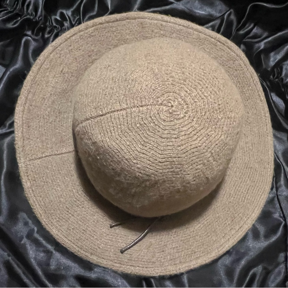 Universal Thread Taupe Knit Fedora Hat - Picture 4 of 8